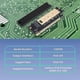 thumbnail image 2 of M.2 Nvme Ssd Adapter M2 To Pcie 3.0 X16 Controller Card M Key Interface Support Pci Express 3.0 X4 2, 2 of 5
