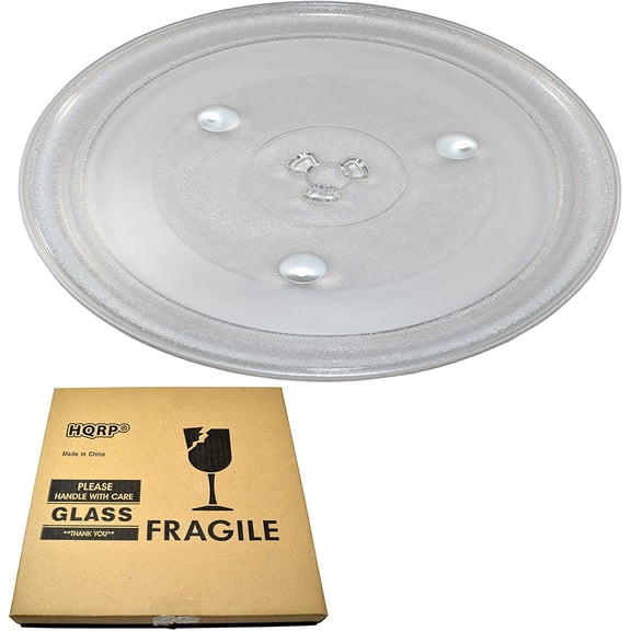 HQRP 12.375" / 31.5cm Glass Turntable Tray Fits GE General Electric, Hamilton Beach, Frigidaire, Emerson, Oster, Magic Chef, Panasonic Microwave