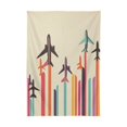 thumbnail image 6 of Yayeee Tablecloths for Rectangular Tables 54 x 72 inch Party Table Cover, Flying Planes, 6 of 6
