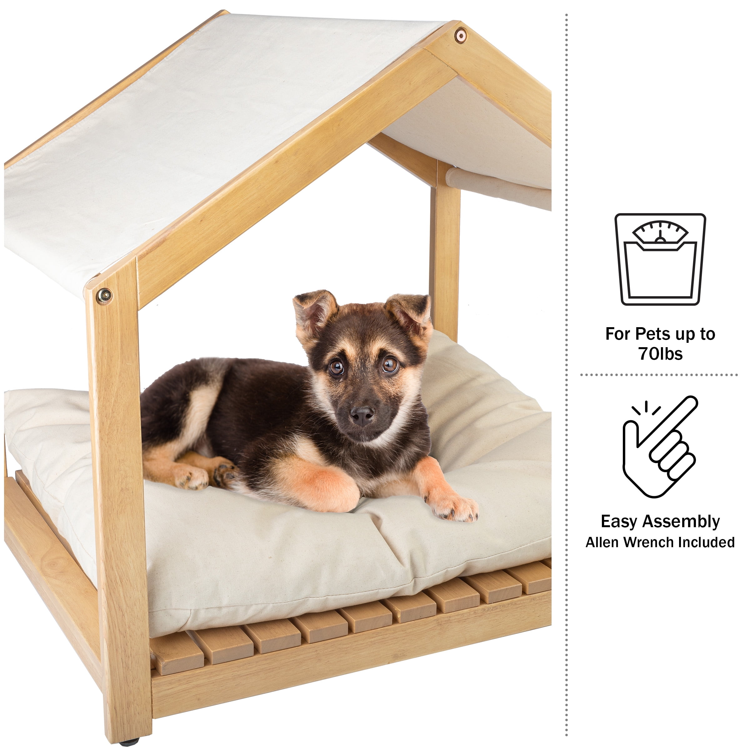 PETMAKER 30x24 Indoor Dog House for Small Pets