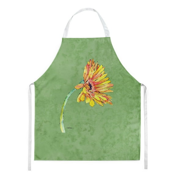 Carolines Treasures 8854APRON Gerber Daisy Orange Apron Large multicolor