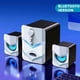 thumbnail image 4 of Bluetooth Desktop Speakers System | 2.1 Channel Audio | Built-in Subwoofer | HiFi Sound | USB Powered | Magnetic Noise Reduction | Cool LED Light Effects | Multiple Wired Wireless Modes | 3.5mm AUX, 4 of 5