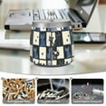 thumbnail image 6 of Yayeee Ashtray with Lid for Cigarette Smokeless Stainless Steel Home Ash Holder, Black and Blue Cat, 6 of 7