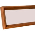 thumbnail image 3 of Wooden Painting Frame, Wood Art Frame, Wall Mount Or Tabletop Rectangular Picture Frame Panoramic Frame For Dining Room, Walnut Color, 14cmx42cm,Walnut Color,10.5cmx32cm, 3 of 6