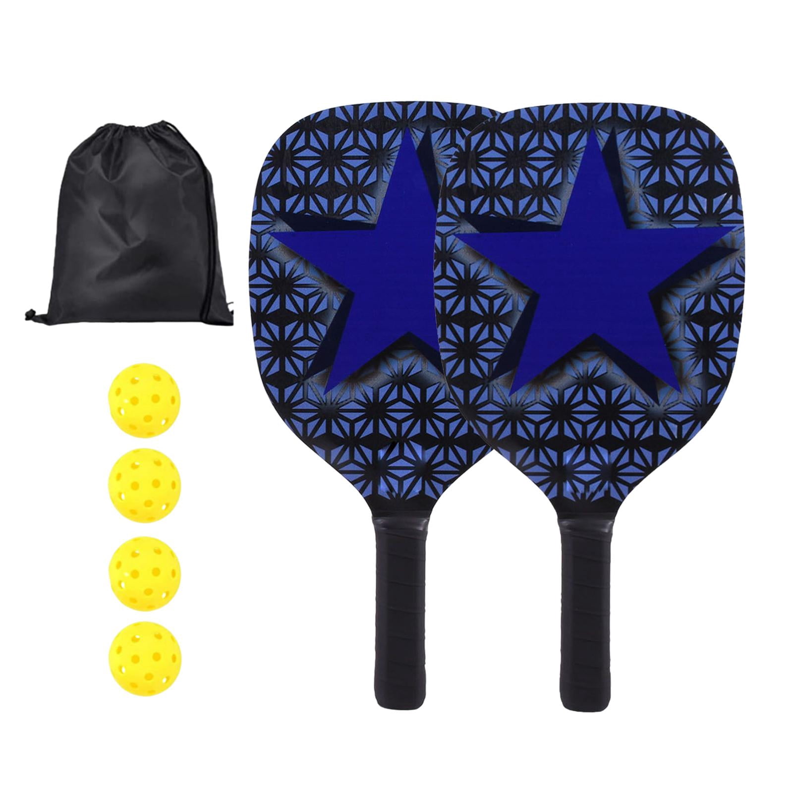 DimyFew Premium Pickleball Paddle Set with Storage Bag, Non-Slip Grip, Comes with 4 Ball