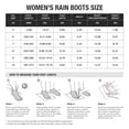 thumbnail image 5 of HISEA Women's Waterproof Mid-Calf Rain Boots, Lightweight, Slip-Resistant, Comfortable with Foam Insole,Black,Size 6, 5 of 5