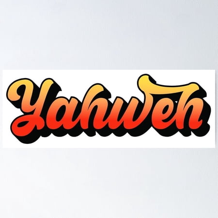 Poster Yahweh Poster - No Framed, Vintage Wall Art, Hot Trend!, Poster Only