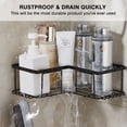 thumbnail image 4 of Corner Shower Caddy, Bathroom Shower Organizer with Soap Holder, Adhesive Rust Proof Shower shelves, Shower Storage Basket Rack Shampoo Holder Organizer Shower Accessories, 4 of 8