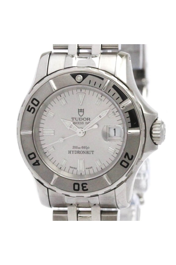 Pre-Owned TUDOR Princess Date Hydronaut Steel Automatic Watch 99090P Polished