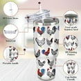 thumbnail image 2 of 40 oz Chicken Tumbler with Handle and Straw, Boho Rooster Stainless Steel Vacuum Insulated Travel Coffee Mug Cup Water Bottle, Chicken Stuff Accessories Decor, Rooster Gifts for Women Girls, 2 of 6