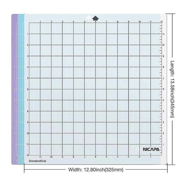 Pack De 4 Alfombrillas De Corte De Repuesto Para Silhouette Cameo 4/3/2/1 (30x40 Cm)