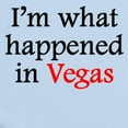 thumbnail image 2 of CafePress - Im What Happened In Vegas Body Suit - Baby Light Bodysuit, Size Newborn - 24 Months, 2 of 4
