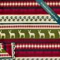 thumbnail image 5 of PAVILIA Christmas Throw Blanket | Red Christmas Holiday Fleece Blanket | Soft, Plush, Warm Winter Cabin Throw, 50x60 (Red Christmas), 5 of 9
