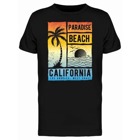 Paradise Beach California Tee Men's -Image by Shutterstock
