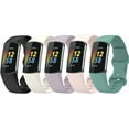 thumbnail image 1 of MYKOMI Bands Compatible with Fitbit Charge 5 ＆ Charge 6 Replacement Wristbands for Women Men Small Large, 1 of 7