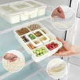 thumbnail image 4 of 2 Pack Snackle Box Containers: FOUKUS 8 Compartment Divided Serving Trays with Lids and Handles, Clear Organizers for Snacks, Parties, Holidays, Entertaining, 4 of 5