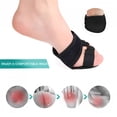 thumbnail image 3 of XIRQI Toe Straightener Splint,Hammer Toe Cushions Pads Toe Alignment Loops,Metatarsal Pads Bunion Guard Separators,Toe Support Brace Wraps for Crooked,Hammer,Claw Toes,Hallux Valgus (S), 3 of 6