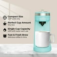 CHULUX Mini Single Serve Coffee Maker, One Cup Coffee Machine for K pod