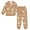 AdorableDandelion Pattern, variant on Fluffy Pajamas Set Fuzzy Winter Warm Pj Sets Pullover Tops and Long Pants Green Shamrock Leaves X-Small
