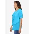 thumbnail image 3 of Woman Within Plus Size Ruffle Tee, 3 of 6
