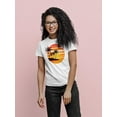 thumbnail image 2 of Palms In The Sunset T-Shirt Women -SPIdeals Designs, Female 4X-Large, 2 of 4