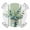 Sage Green, variant on Turquoise Floral Round Fitted Tablecloth with Elastic Edge, Waterproof Table Cloth Table Cover for 36"-44" Tables, Spring Pastoral Flowers Butterfly Beige Tablecloths for Dining Picnic Indoor Outdoor