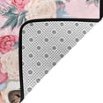 thumbnail image 3 of DouZhe Skeleton Butterflies Rose Watercolor Pattern Area Rugs Non-Slip Machine Washable Floor Mat, Style Carpet Doormat, 63x48 inches, 3 of 6
