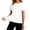 White, variant on Women's Workout Tops Ice Silk Short Sleeve T Shirts UV Protection Seamless Slim Fit Tops Moisture Wicking Quick Dry Sports T Shirt White