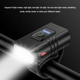 thumbnail image 2 of Faro bicicleta Luz de bicicleta LED Faro delantero de bicicleta Luz de ciclismo recargable por USB L TOMSHOO Faro bicicleta, 2 of 7