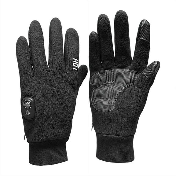 1 Pair Heated Gloves for Men Women, Rechargeable Heated Warm Winter Gloves for Motorcycle Skiing Bike Hunting Camping