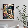 thumbnail image 4 of Diamond Art Kits for Adults, DIY Moon Cat Full Drill Gem Art for Adults, Home Wall Decor Craft 12X16inch, 4 of 5