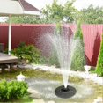 thumbnail image 3 of Outdoor Solar Fountain Solar Pool Pump Battery Garden Floating Fountain Water Bath_Perfect Gift, 3 of 4
