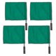 thumbnail image 1 of 4pcs Track And Field Events Referee Flag Match Stainless Steel Pole Command Flag Hand Signal Flags (green), 1 of 3