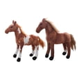 thumbnail image 2 of 2 Piezas Lindo Caballo de Simulación Juguetes Cómodos Muñecos de Animales para La Decoración Del Hogar , EstiloC, 2 of 8