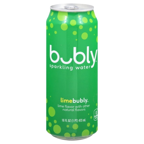 bubly Lime Flavored Sparkling Water, 16 oz Can