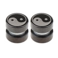 thumbnail image 5 of 2 Unids Acero Inoxidable No Piercina Magnética Ear Stud para Mujer para Mujer Pendientes Falsos - Taiji Sunnimix Pendientes de clip Pendientes, 5 of 5