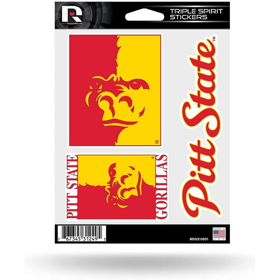 Pittsburg State MSS Triple Spirit Stickers