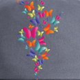 thumbnail image 2 of CafePress - Multi Color Flying Butterflies - Adjustable 100% Brushed Unisex Casual Cotton Baseball Cap, Beige, 1, 2 of 2