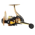 thumbnail image 2 of All Metal No Interval Folding Rocker Arm Saltwater Spinning Wheel Fishing Reel Accessory ToolMT7000 Black Golden, 2 of 4