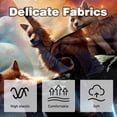 thumbnail image 3 of Starry Animals Exclusive Velvet Throw Pillow Inserts Set of 2 with Unique Patterns - 16x16, 18x18, 20x20 Inches for Pillow Covers and Decorative Pillows for Home, 3 of 6