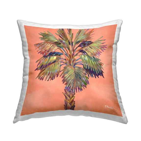 Stupell Industries Bondi Beach Palm Decorative Printed Throw Pillow Design by Paul Brent.