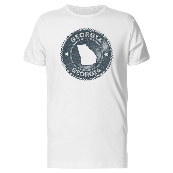Georgia, Cool Grunge Map Tee Men's -Image by Shutterstock