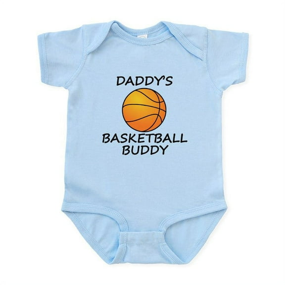 CafePress - Daddys Basketball Buddy Body Suit - Baby Light Bodysuit