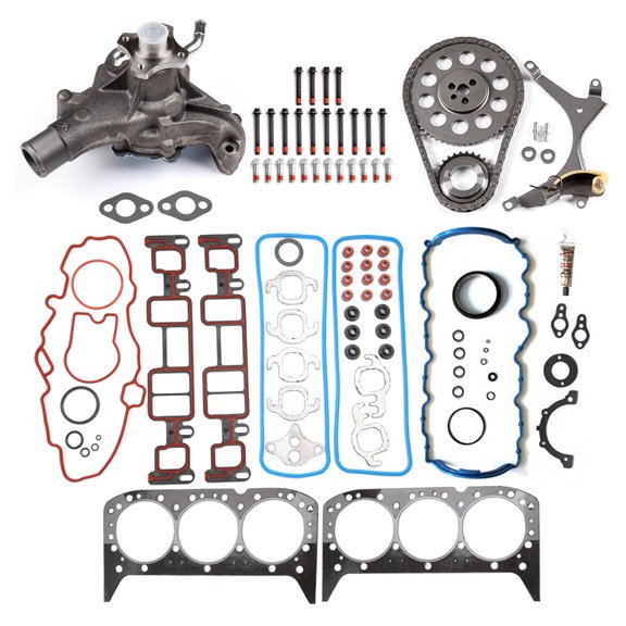 ECCPP Engine Full Gasket Set Head Bolts Kits Water Pump Replacement fit for 1999-2005 for Chevrolet for GMC 4.3L