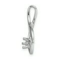 thumbnail image 2 of 14k White Gold Holds 4mm Stone Fancy Slide Mounting Fits up to 2mm Regular/6mm Fancy or Reversible Omega XSW402, 2 of 5