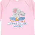 thumbnail image 4 of Inktastic My Great Grandpa Loves Me Cute Elephants Clouds Moon Stars Boys or Girls Long Sleeve Baby Bodysuit, 4 of 5