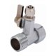 thumbnail image 5 of 6X Adaptador de Agua de Alimentación de 1/2 Pulgada Una 1/4 de Pulgada Válvula de Bola Grifo Alimentación de Grifo Osmosis Inversa Plata, 5 of 5