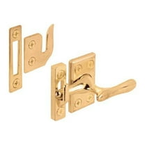 Prime-Line H 3553 Casement Window Lock, Brass Plated - Quantity 6
