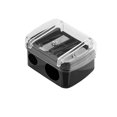 thumbnail image 2 of Double-Hole Manual Pencil Sharpener for Students and Office Use, Plastic Design with Two Sizes for Different Pencil Thicknesses, 2 of 3