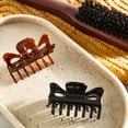 thumbnail image 2 of TUWAFE Medium Claw Clips, Hair Barrettes for Women, Hair Clips for Women Thick Hair, Black and Brown, 2 Count, 2 of 7